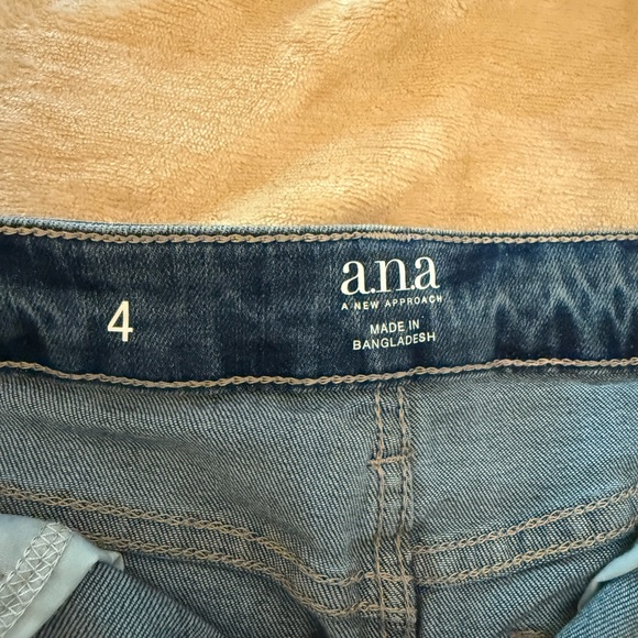 a.n.a Blue Silver Embellished Mini Pencil Skirt - Picture 6 of 8